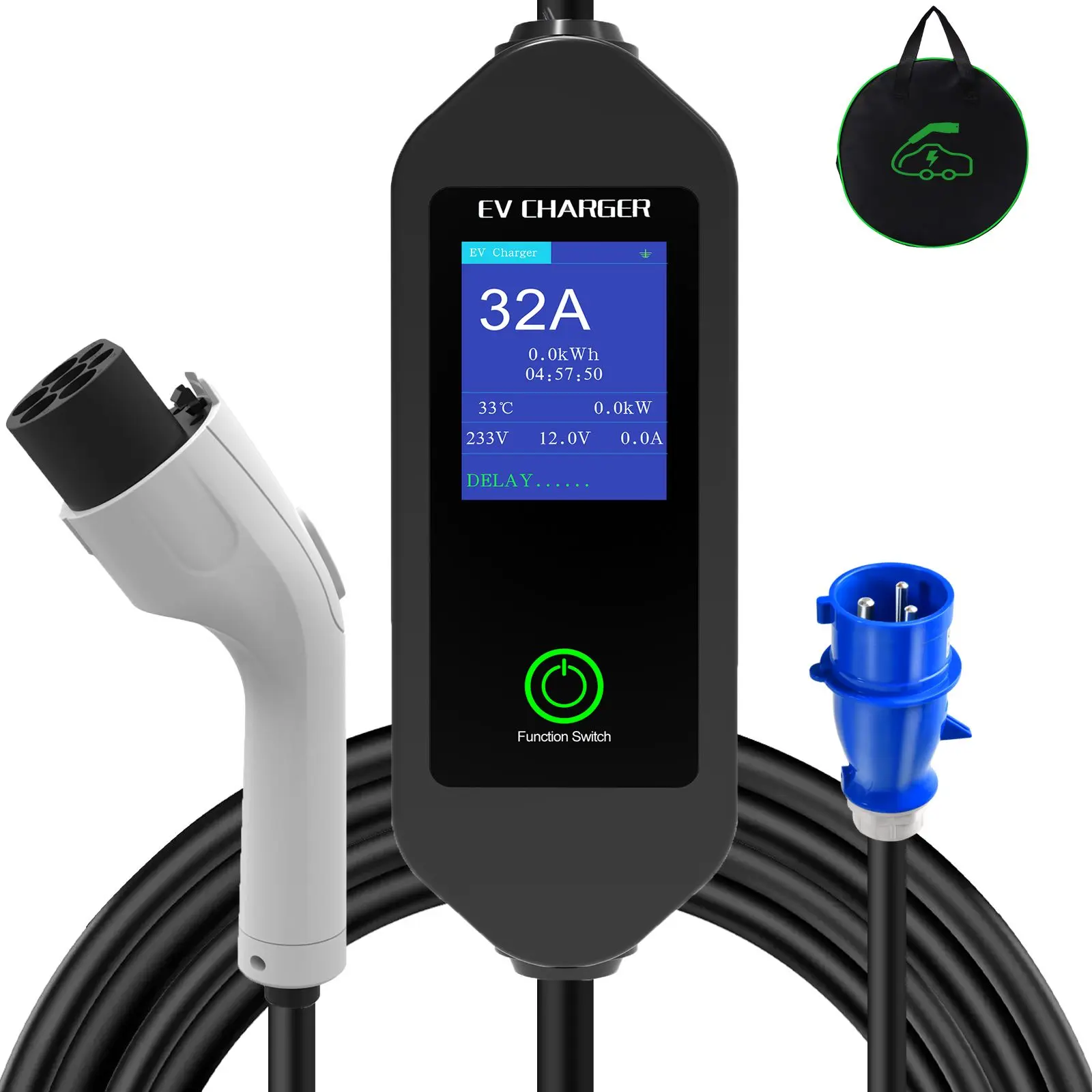 8/10/13/16/32Amp Adjustable GBT Portable E...