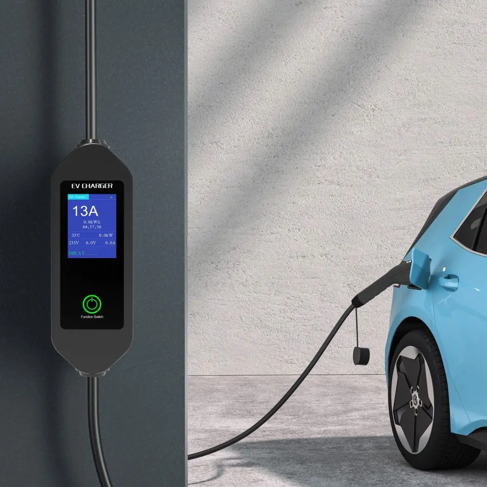RTFLY GB/T 5M Adjustable Current Portable EV Charger