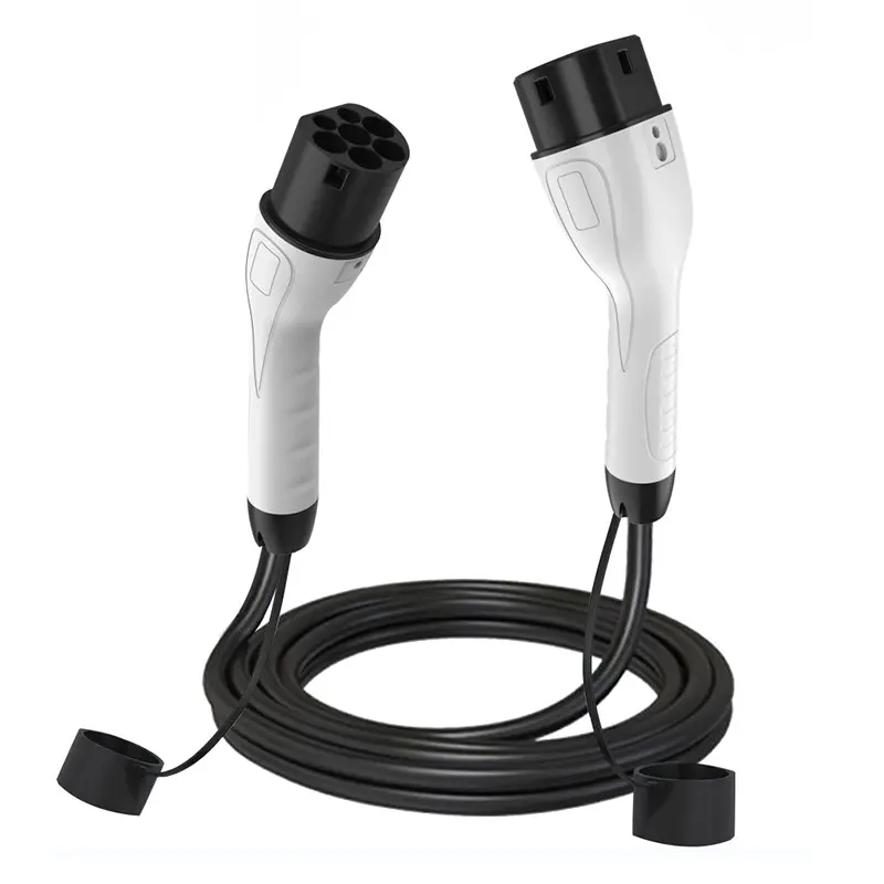 Type 2 EV Charging Cable, 32A / 7KW / 1 Phase / 5 Meter, Electric Vehicle Car Plug-in Hybrid Type 2 to Type 2 Fast Charging Cable