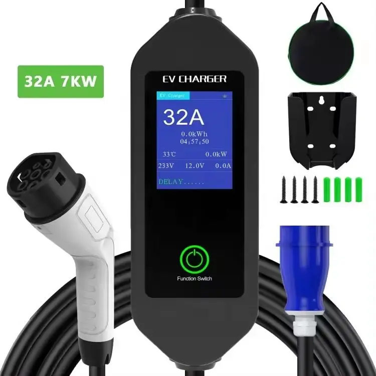 Hot sale BYD Charger portable charging stations 7kw ev charger 32A electric car charging