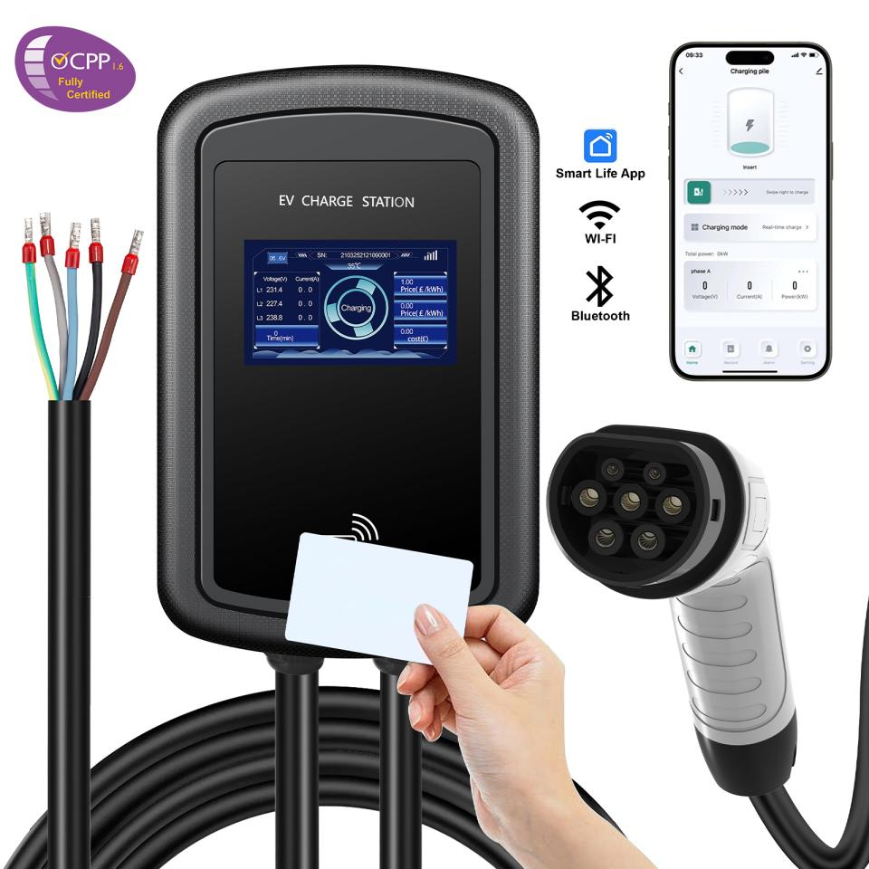 Commercial OCPP Smart Wallbox EV Charging station